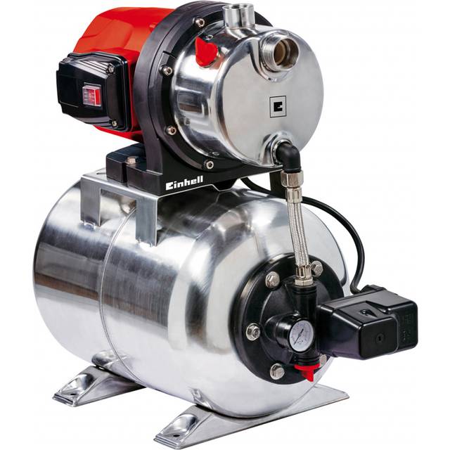 Einhell Booster unit GC-WW 1250 NN (1200 W, flow rate 5,000 l / h, discharge height 50 m, suction height 8 m, pressure 5 bar, start pressure max 1,5