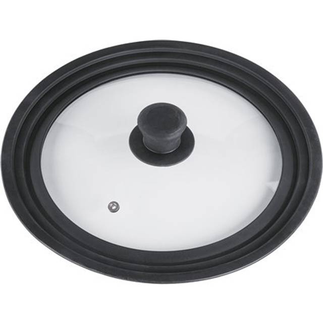 Xavax Universal Lid with Steam Vent for Pots and Pans, 24, 26, 28cm, Glass