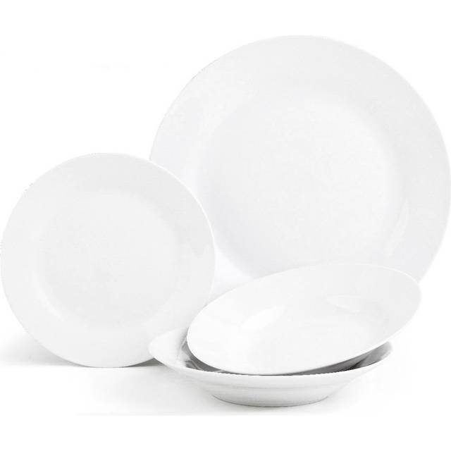 Sabichi 12-Piece Day To Day Dinner Set - White, White