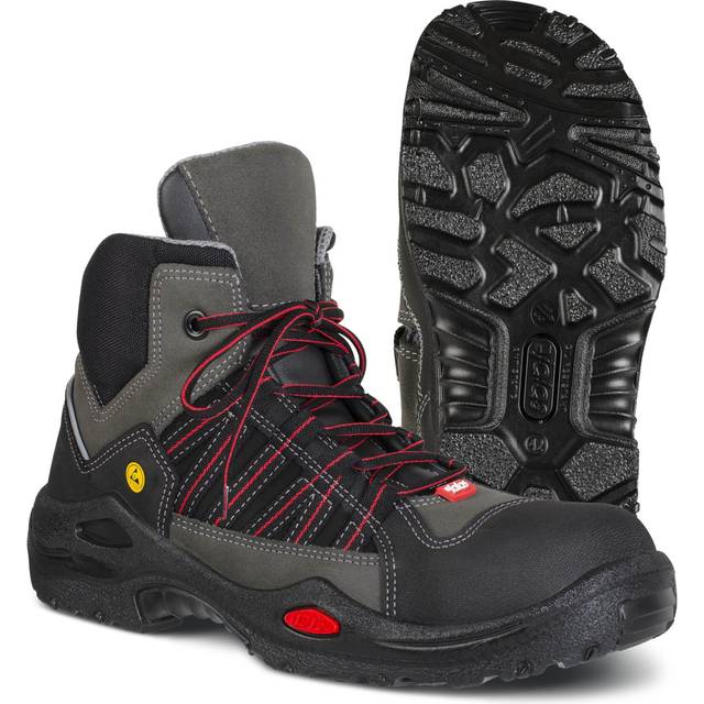 Jalas 1625 E-Sport Safety Boot - Size 10 - Black/Red