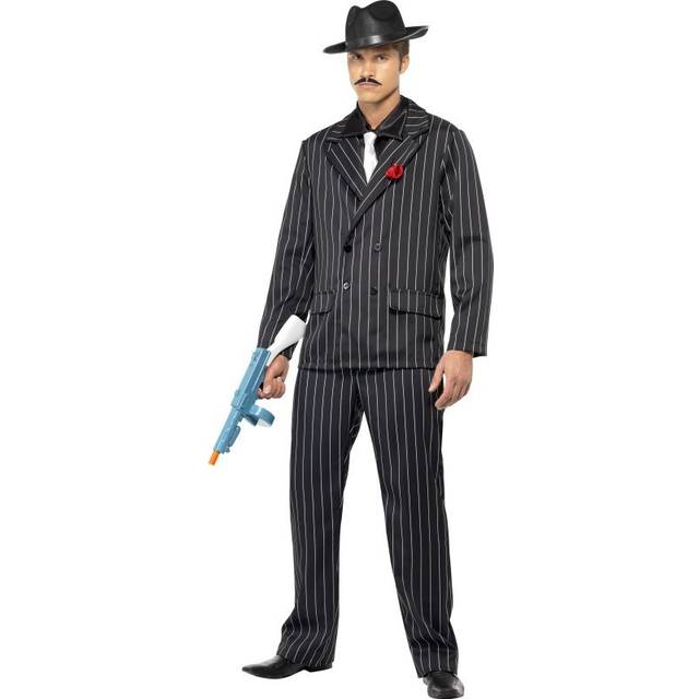 Small Black Men's Zoot Suit Costume. -  costume gangster 1920s fancy dress zoot mens outfit suit mafia pinstripe up