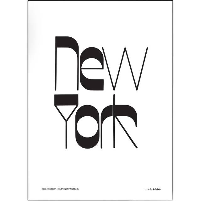 OLLE EKSELL New York |Multi/patterned |50X70 cm