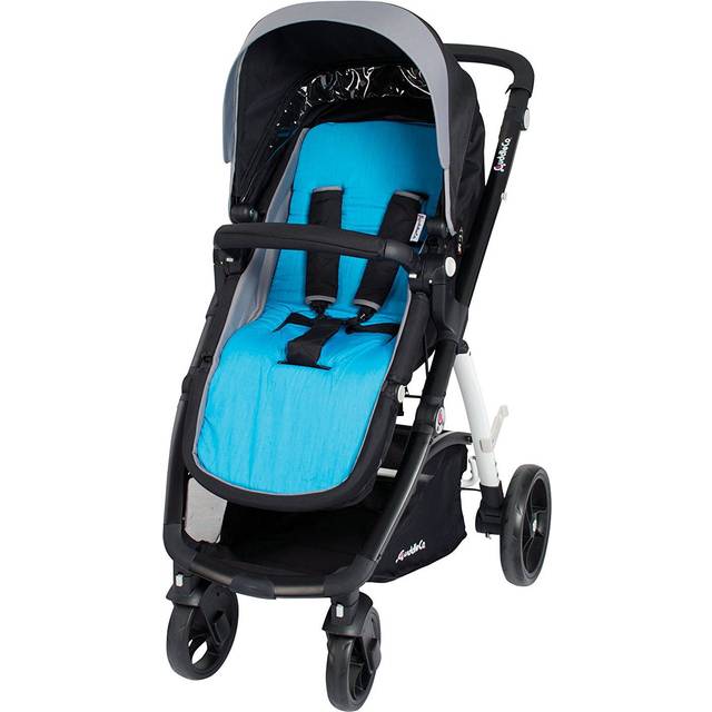 Comfi-Cush Memory Foam Stroller & Pram Liner - Sky Blue/Black