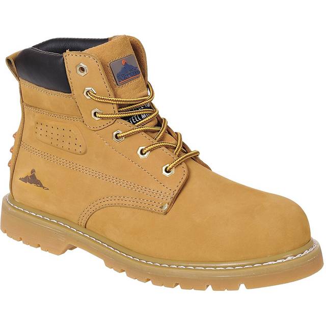 Portwest Steelite Welted Plus Safety Boot SBP HRO FW35 Colour: Honey,