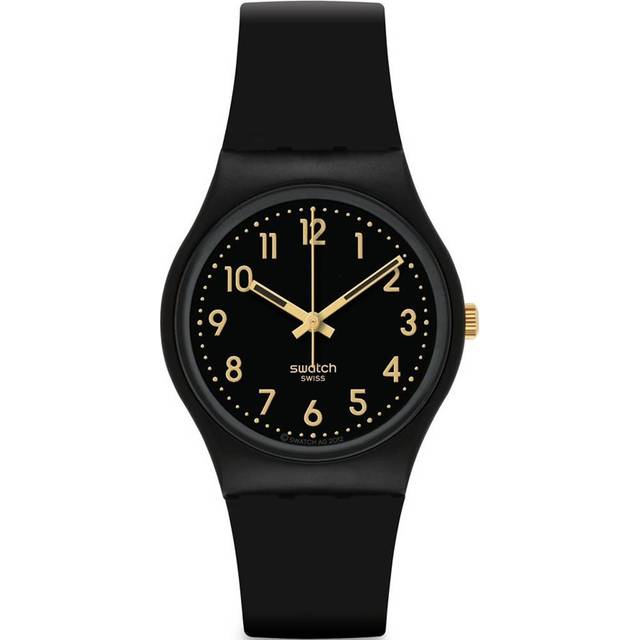 Swatch Unisex Golden Tac Watch SO28B113 - Black