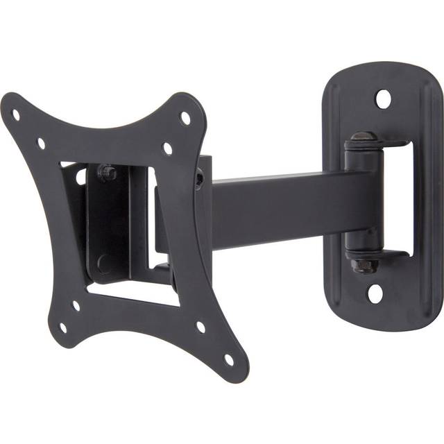 AVF 12-32 inch Extendable White Tilt and Turn Monitor Wall Mount - 6 x 21 x 11.7cm