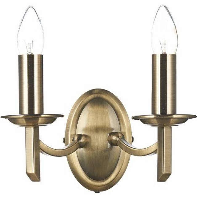 Dar Lighting Group Dar AMB0975 Ambassador Double Wall Bracket Antique