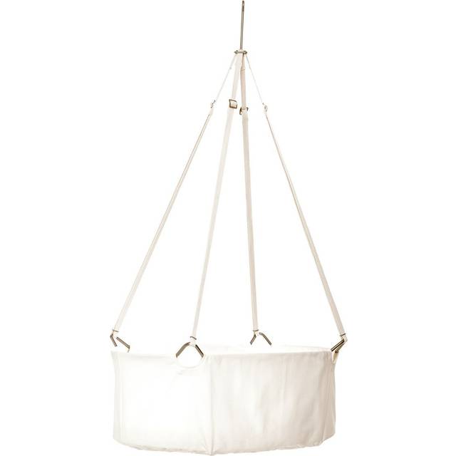 Leander Vugge inkl Madras & Loftskrog 50x83cm - Slyngevugge - Babyhelp.dk