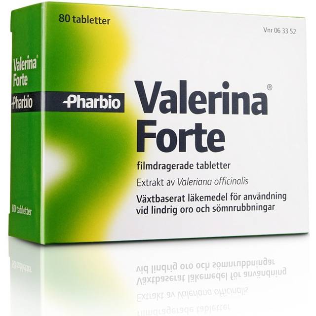 Valerina Forte (Växtbaserat läkemedel) 80 tabletter