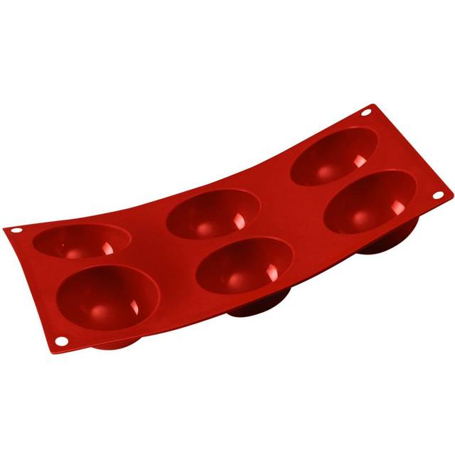 Silicone Mold 6 Half-balls Ø 7 Cm H. 3,5 Silikomart Frozen Desserts Half Sfere