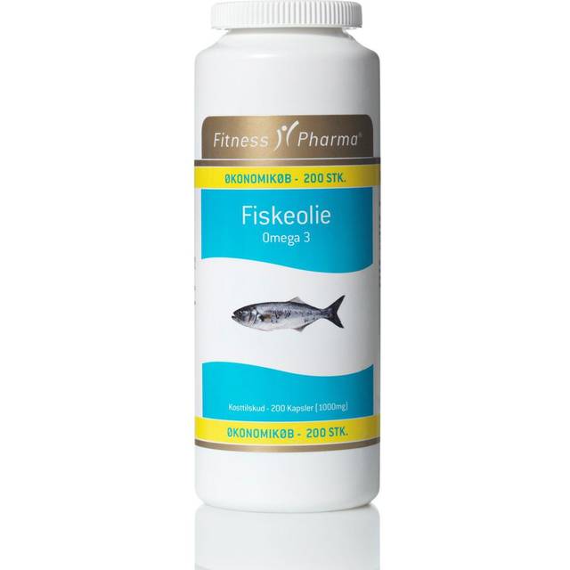 Fitness Pharma Fiskolja Omega 3 - 200 kapslar