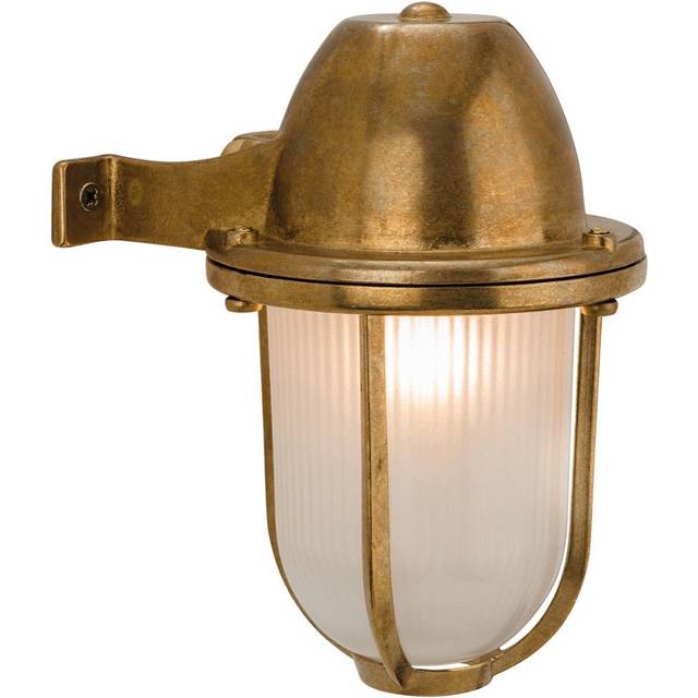 Firstlight Nautic Classic Marine Style Lantern in Solid Brass and Frosted