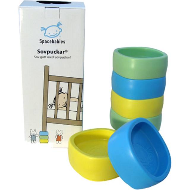 Spacebabies Baby Bed Blocks, Svart/Grå/Vit 1 st