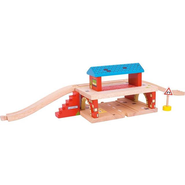 Bigjigs Toys Bigjigs Rail Wooden London Overground Station, Multi