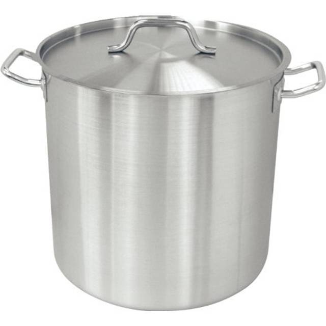 Vogue Stainless Steel Deep Stock Pot 36cm