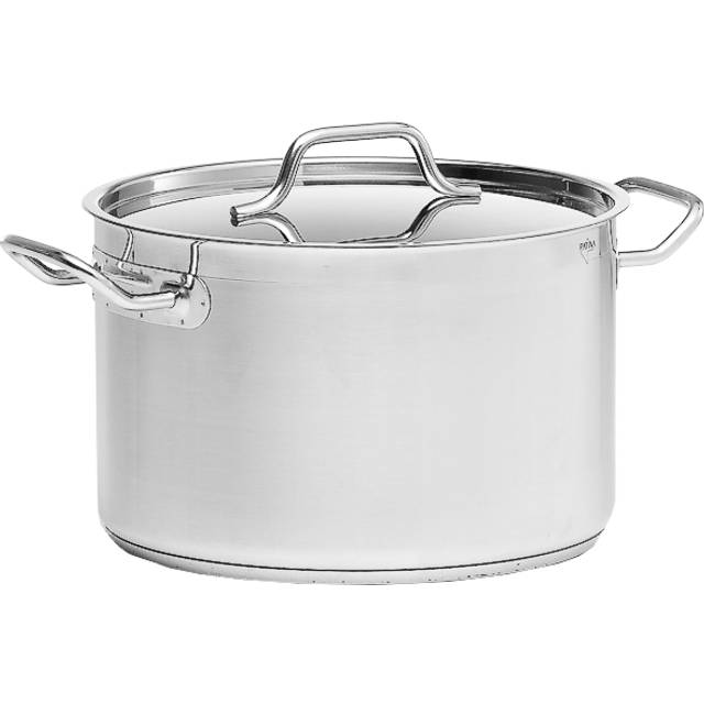 Kittel inkl lock, rostfritt, mellan hög, 28 diameter cm, 11 liter