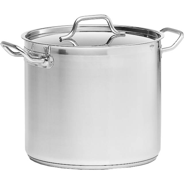 Kittel inkl lock, rostfritt, hög, 28 diameter cm, 16 liter