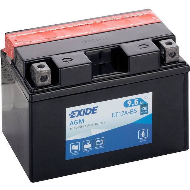 Exide AGM (MC) ET12A-BS 10 Ah - MC-batteri