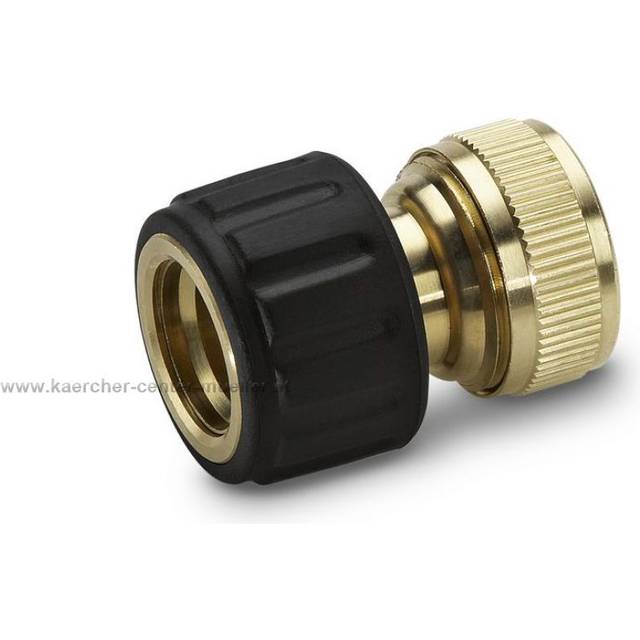 Karcher Brass Garden Hose Connector 1/2" / 12.5mm Pack of 1