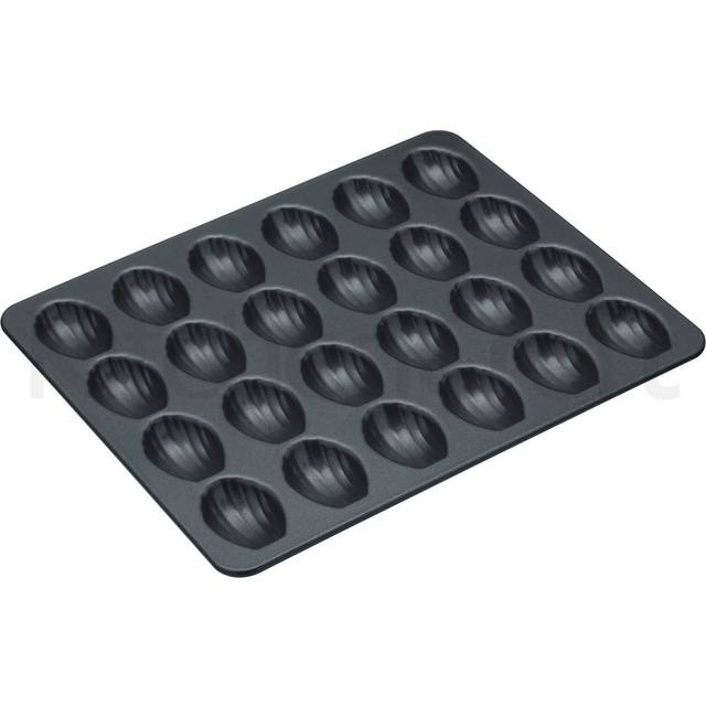 MasterClass Non Stick 24 Cup Mini Madeleine Pan - Black
