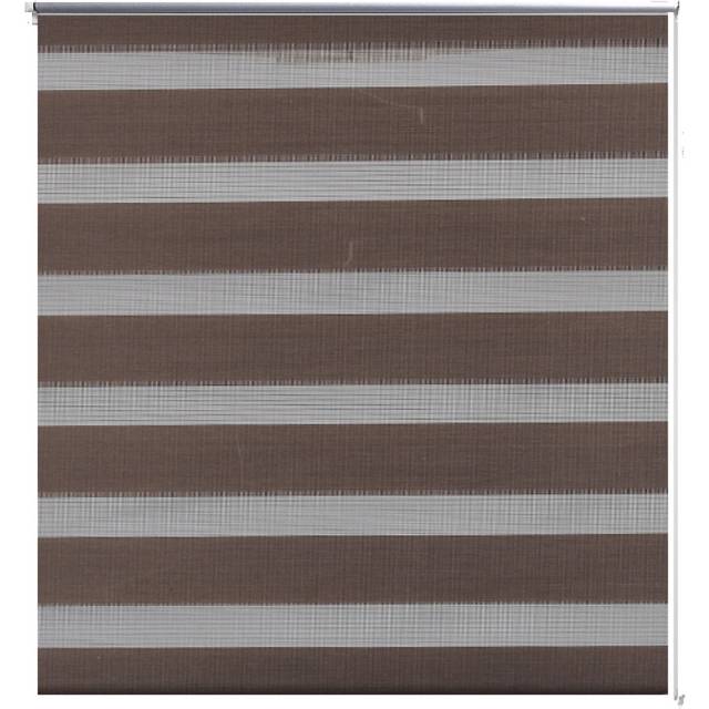 vidaXL Zebra Blind 120 x 175 cm Black
