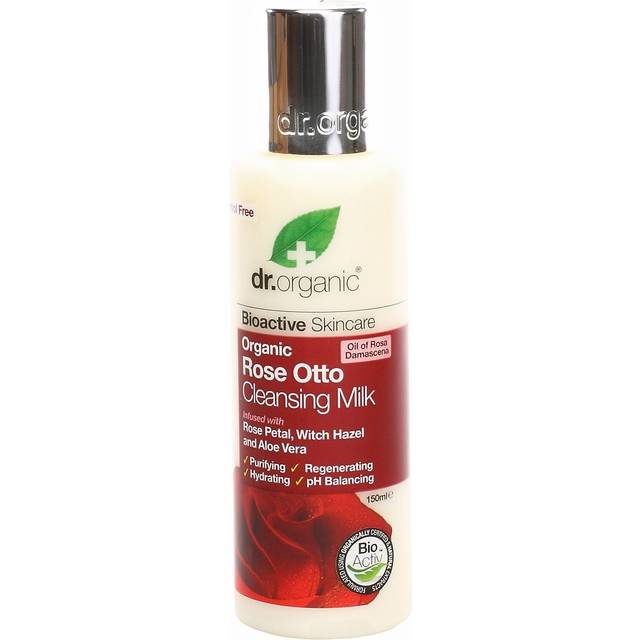 Dr Organic Rose Otto Cleansing Milk 150ml
