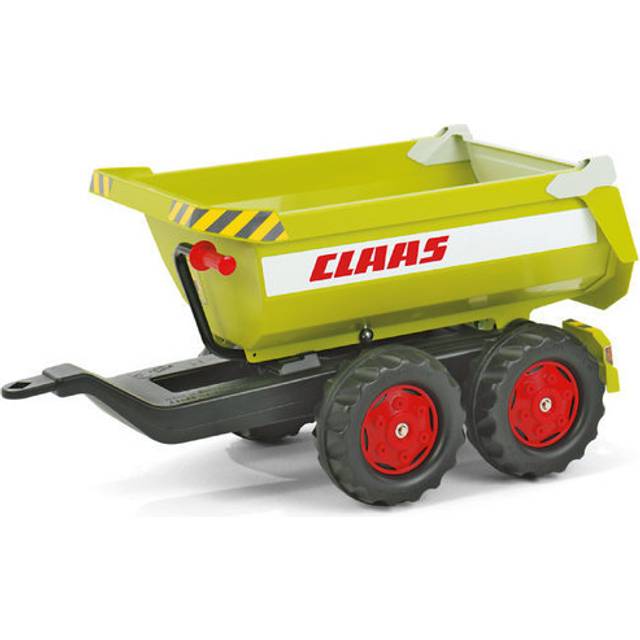 Giant Half-Pipe Claas Twin Axle Trailer Green - Rolly