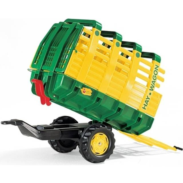 Rolly Giant Haywagon Single Axle Trailer - Green (Ages 3 - 10)