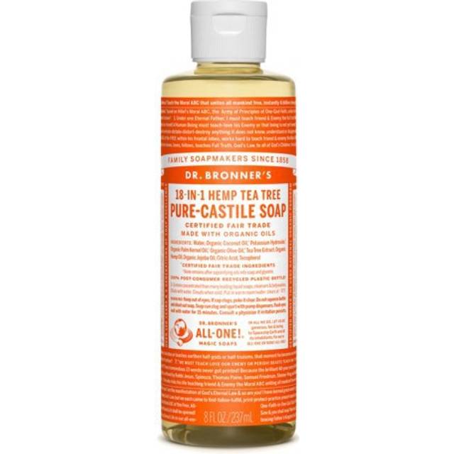 Dr. Bronner's 18-IN-1 Pure-Castile Magic Soap Tea Tree 8 fl oz