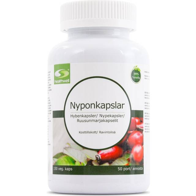 Healthwell Nypon Extrakt, 150 kaps