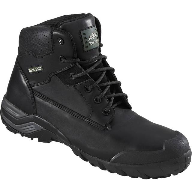 Rock Fall RF440A Flint Black Lightweight Safety Boot - Size 9 - black
