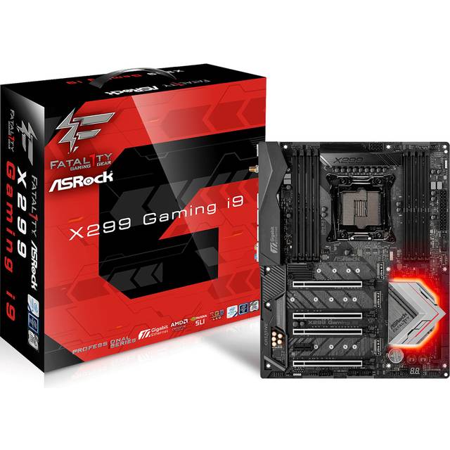 Asrock Fatal1ty X299 Professional Gaming i9 Intel® X299 LGA 2066 (Socket R4) ATX