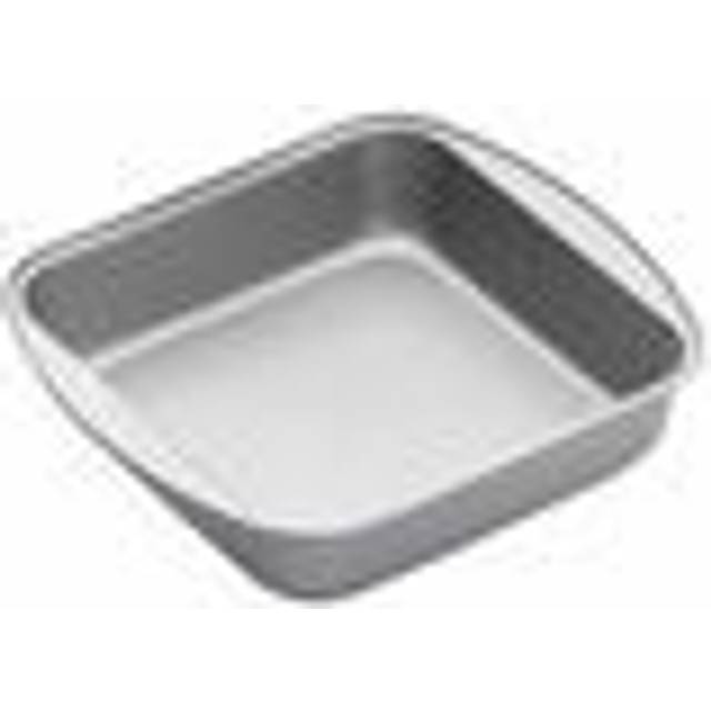 KitchenCraft Fyrkantig Bakplåt/Ugnsform, Non-Stick, Silverfärgad, 20 cm x 20 cm x 5 cm, KC2BK5