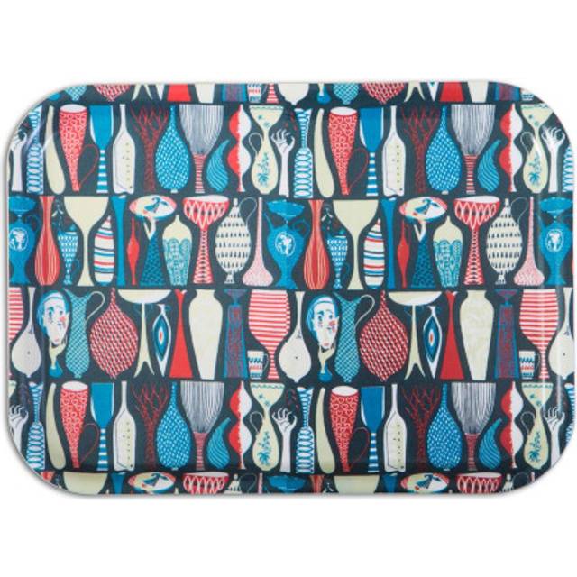 Opto Design Pottery tray by Stig Lindberg 36x28 cm