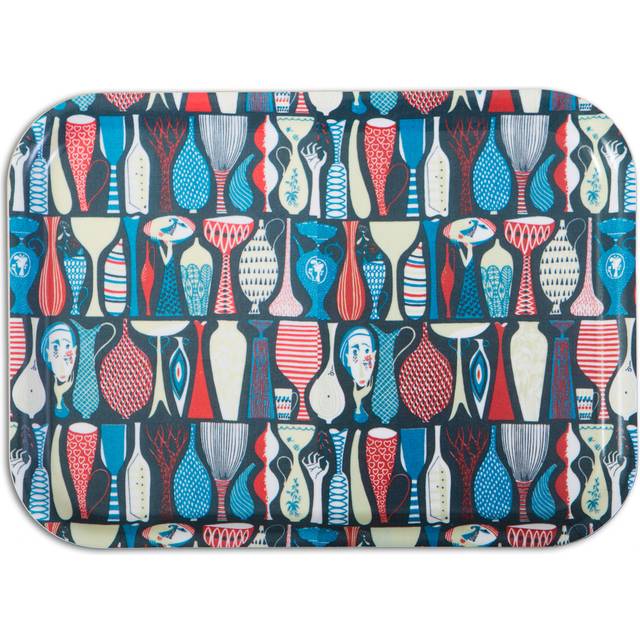 Opto Design Pottery tray by Stig Lindberg 27x20 cm