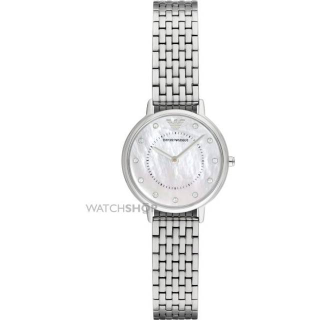 EMPORIO ARMANI OROLOGIO MADREPERLA SOLO TEMPO CLASSIC WATCH AR2511 - Silver