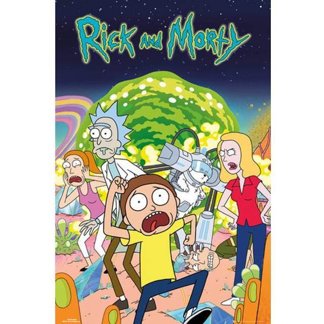 Rick And Morty - Group Maxi - Poster - multicolored - Onesize