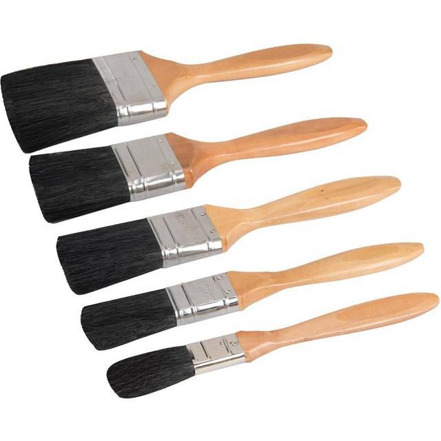 Silverline Mixed Bristle Brush Set 5 Piece