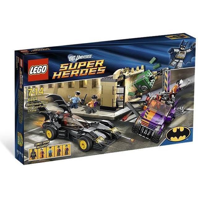 LEGO Super Heroes Batmobile and the Two Face Chase Set 6864 (Damaged Box)