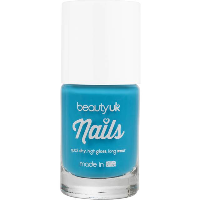 BeautyUK New Nail Polish #23 Blue Crush 9ml