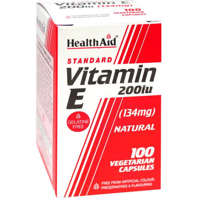 HealthAid Vitamin E 200iu, 100 Vegicaps