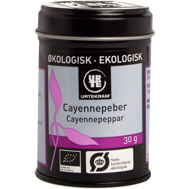 Urtekram Cayennepeppar Eko - 30 g