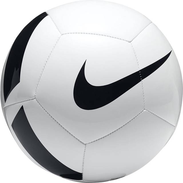 Nike Unisex's Pitch Team Football Ball, Vit/Svart, 5