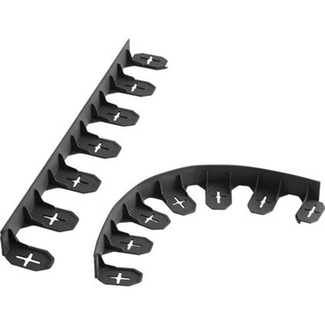 IB0645-S411 480 x 8.4 x 4.5 cm Lawn Border - Black (12-Piece)
