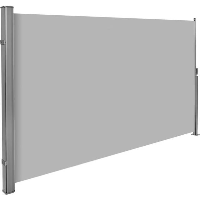 Tectake Garden Privacy Screen With Rectractable Mechanism Cream, Cream