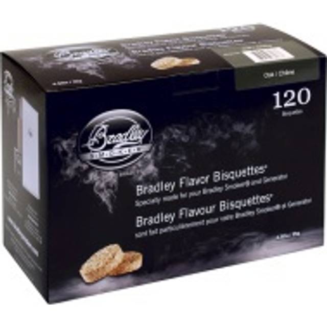 Oak Bisquettes x 120 for Bradley Smoker