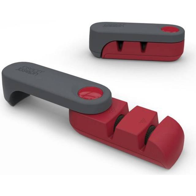 Joseph Joseph Rota Knife Sharpener - Dark Grey/Red
