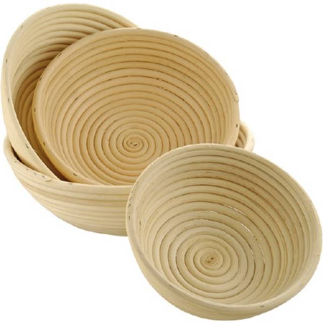 Jäskorg, rund, trä - 1000 g