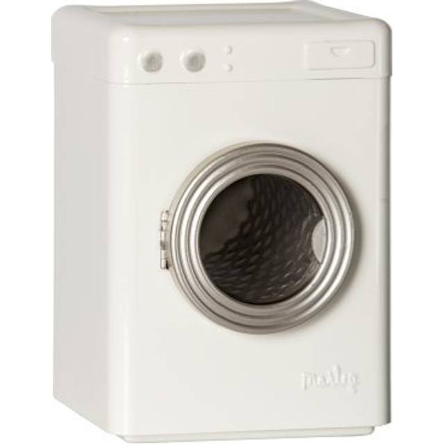 Maileg - Miniature washing machine - Tillbehör till dockor - Metal - H: 11.5 cm B: 9 cm