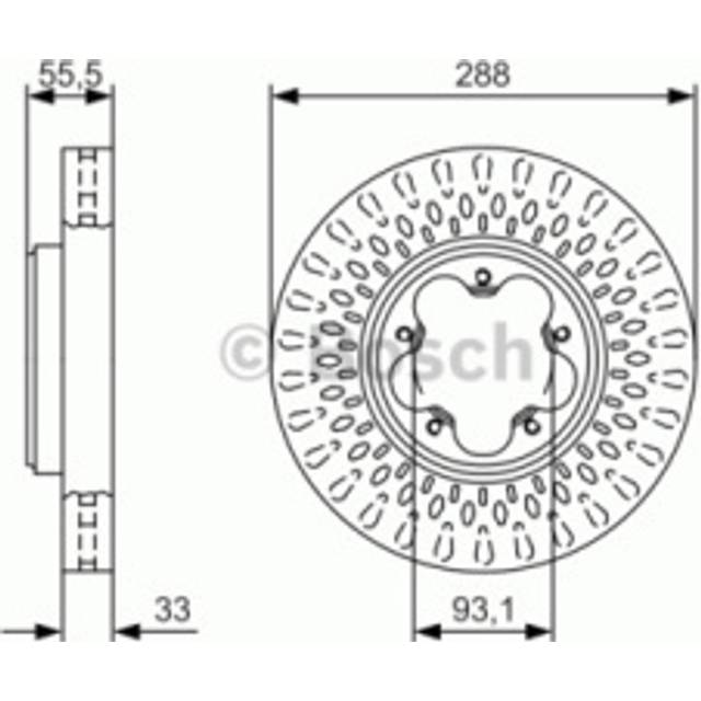 BOSCH 0 986 479 A49 bromsskivor